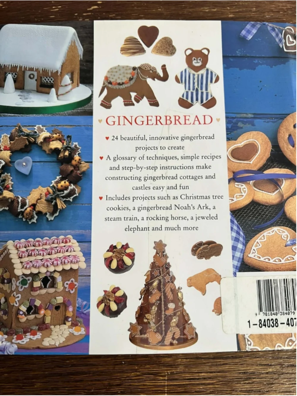 Gingerbread Houses & Holiday Craft Projects by Joanna Farrow Hardcover 24 Gifts